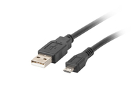 Kabllo Lanberg, Micro-USB B / USB A, 1.8 m, e zezë