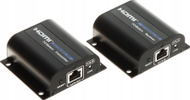 HDMI екстендер Delta HDMI-EX-6IR-V4, пренос на голема оддалеченост, компактен дизајн, црн