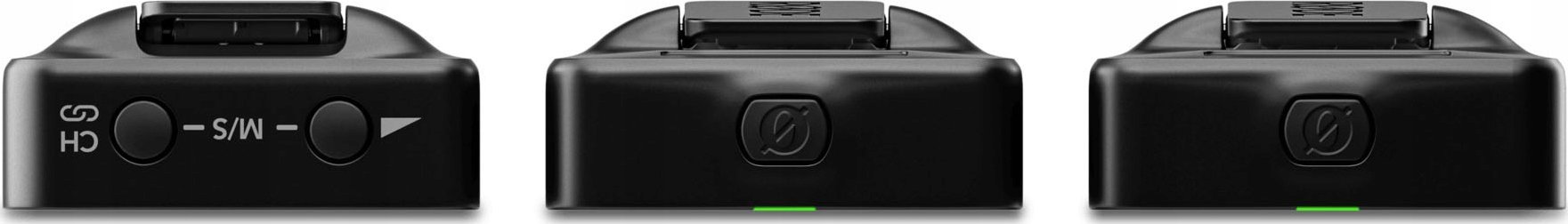 Sistem mikrofoni pa tel RODE Wireless GO Gen 3, rikthyer, për video dhe intervista, i zi