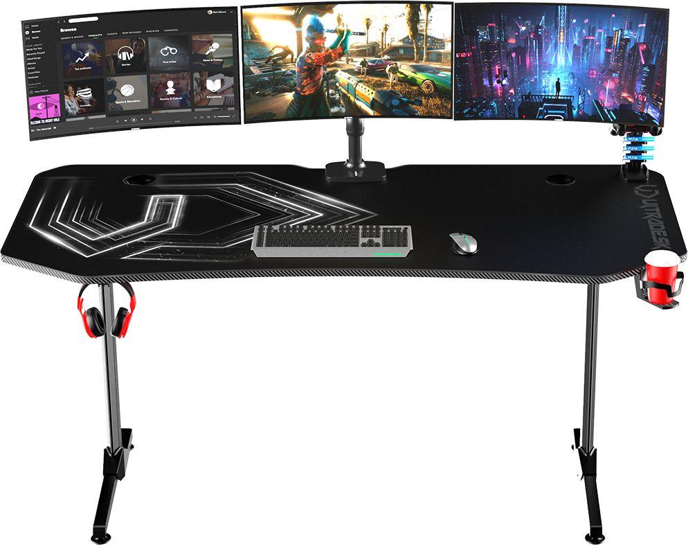 Tavolinë kompjuteri Ultradesk Frag, XXL, 160 x 75 cm, e zezë