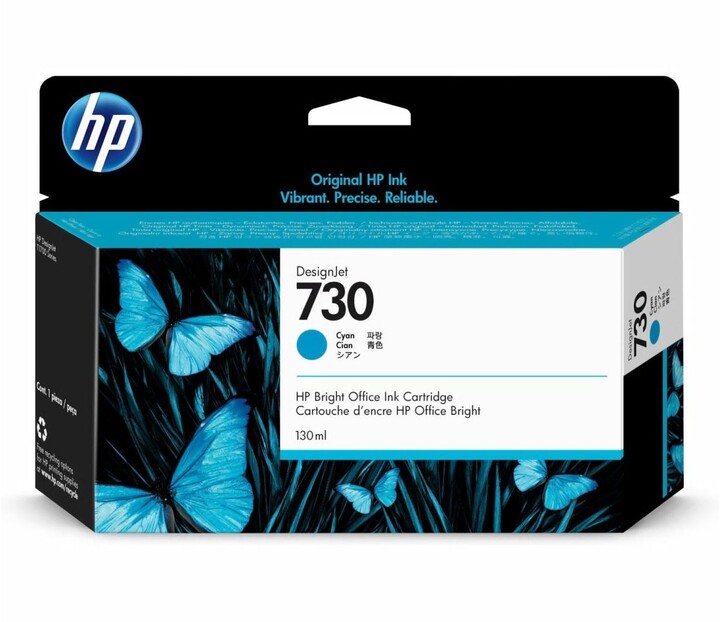 Fishek HP 730, P2V62A, 130ml, i kaltër