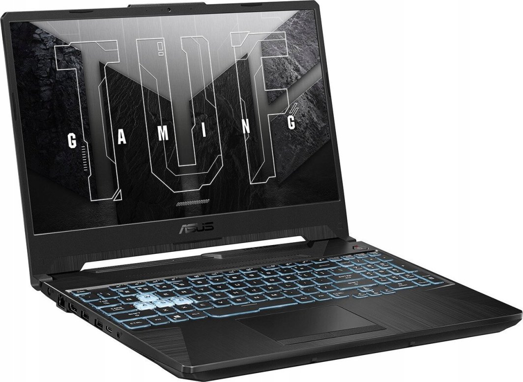 Laptop Asus TUF Gaming A15, 15.6", AMD Ryzen 5 7535HS, 8 GB RAM, 512 GB SSD, NVIDIA GeForce RTX 3050, i zi