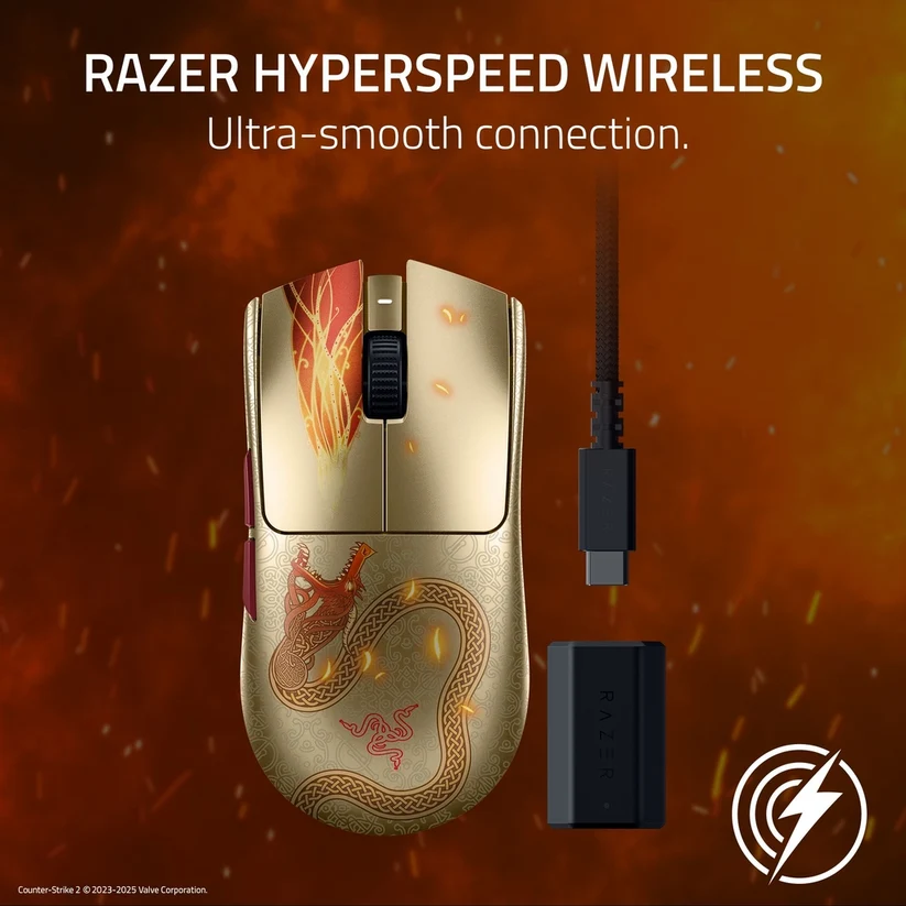 Maus gaming Razer Viper V3 Pro Counter Strike 2 Edition, i artë