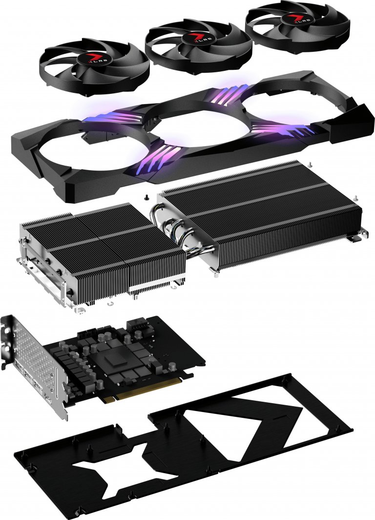 Kartelë grafike PNY GeForce RTX 4070 Ti SUPER XLR8 Gaming Verto Epic-X RGB OC 16GB GDDR6X