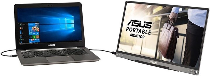 Monitor ASUS MB16ACE, 15.6" LED, Full HD, i hirtë