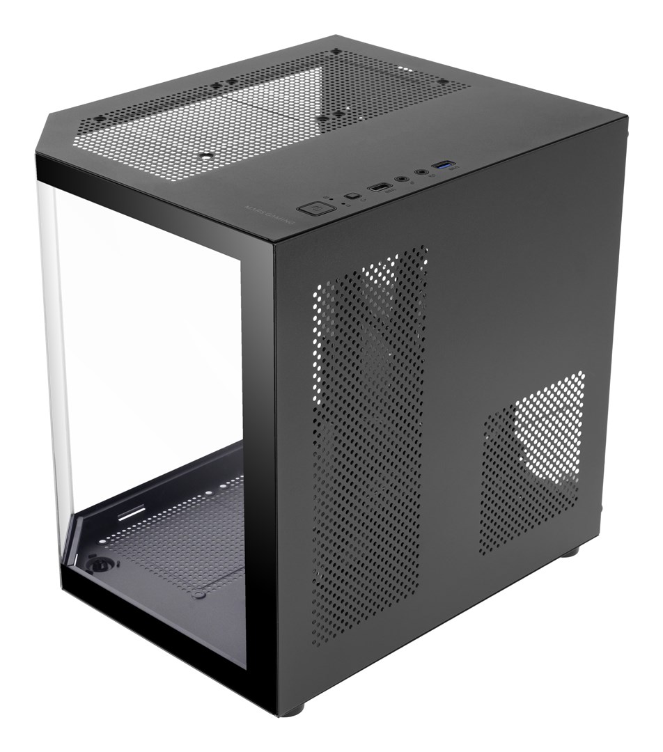 Kuti PC Mars Gaming MC-3TLITE, Mini Tower, mATX Mini-ITX, e zezë