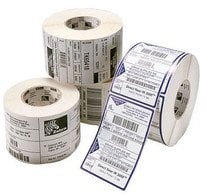 Rrotull etiketash Zebra 8000T Extra Tuff 180 Tag, 2.50 cm, e bardhë