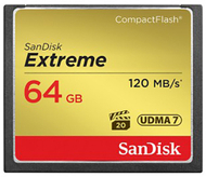 [OUTLET] SanDisk CompactFlash Extreme 64GB 120 MB/s