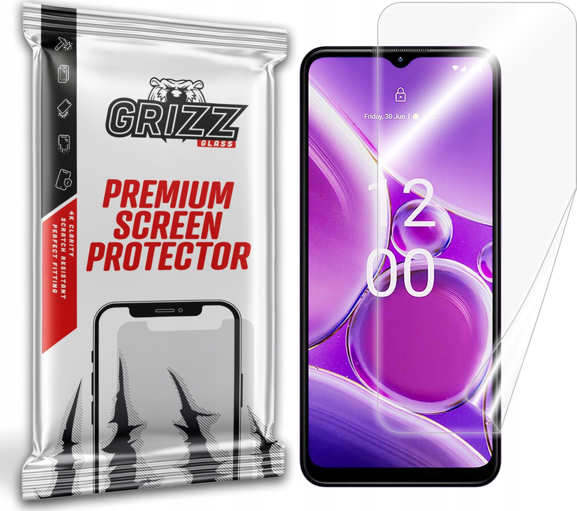 Folje mbrojtëse keramike Grizz për Nokia G42, transparente