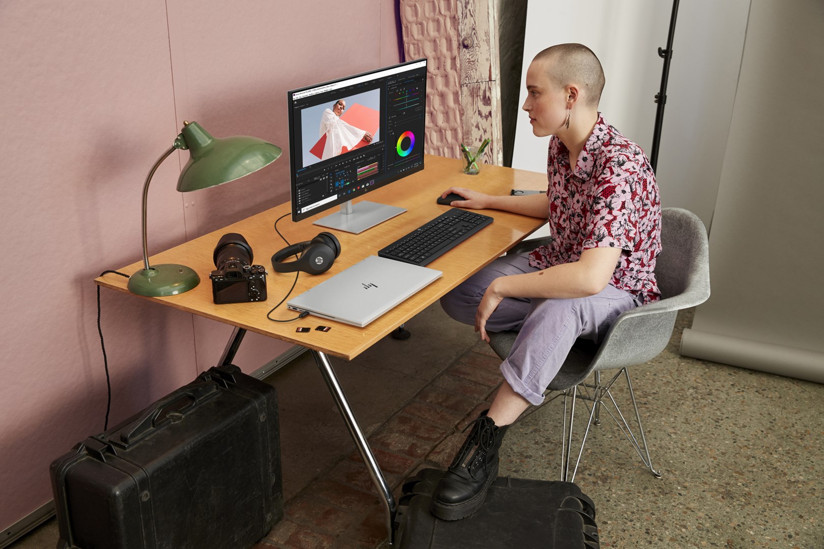 Set tastierë dhe maus HP 230 Wireless, 2.4GHz, i zi