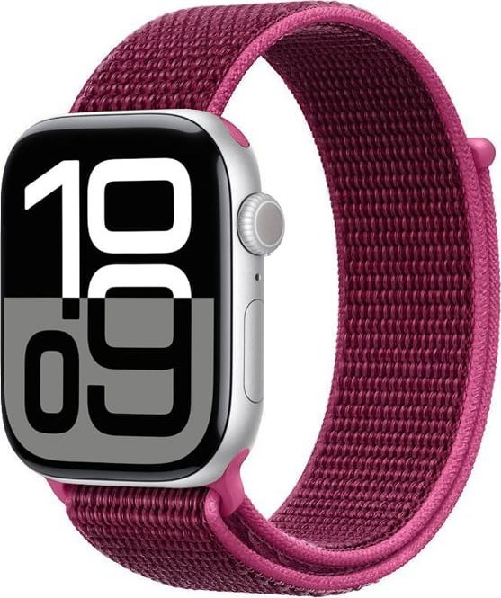 Rrip sportiv Crong Nylon për Apple Watch, 38/40/41/42 mm, Magenta Fusion