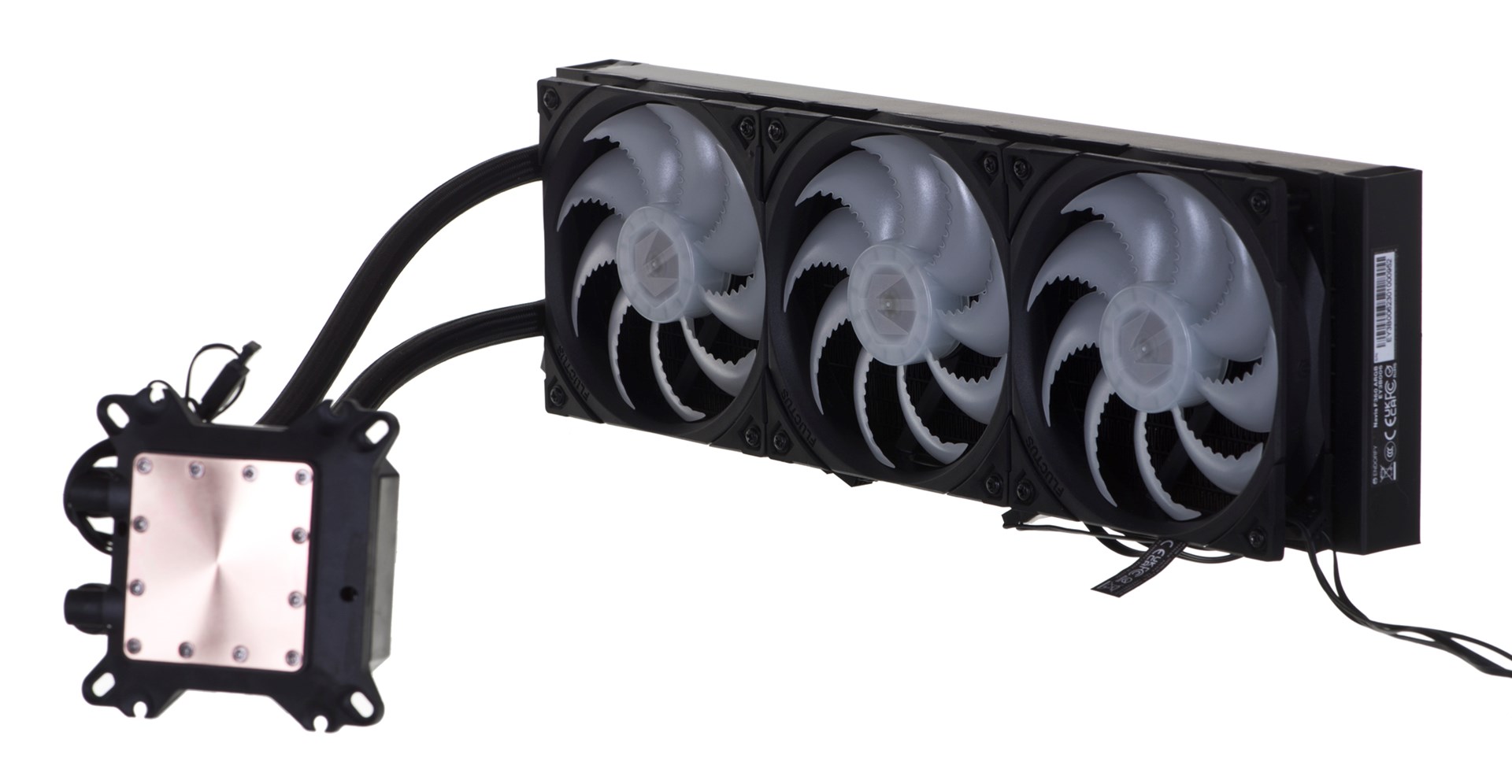 Ftohës me ujë ENDORFY Navis F360 ARGB, 1800 RPM, i zi