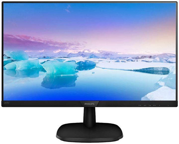 Monitor Philips 243V7QDSB - LED, 23.8", 1920 x 1080, Full HD, i zi