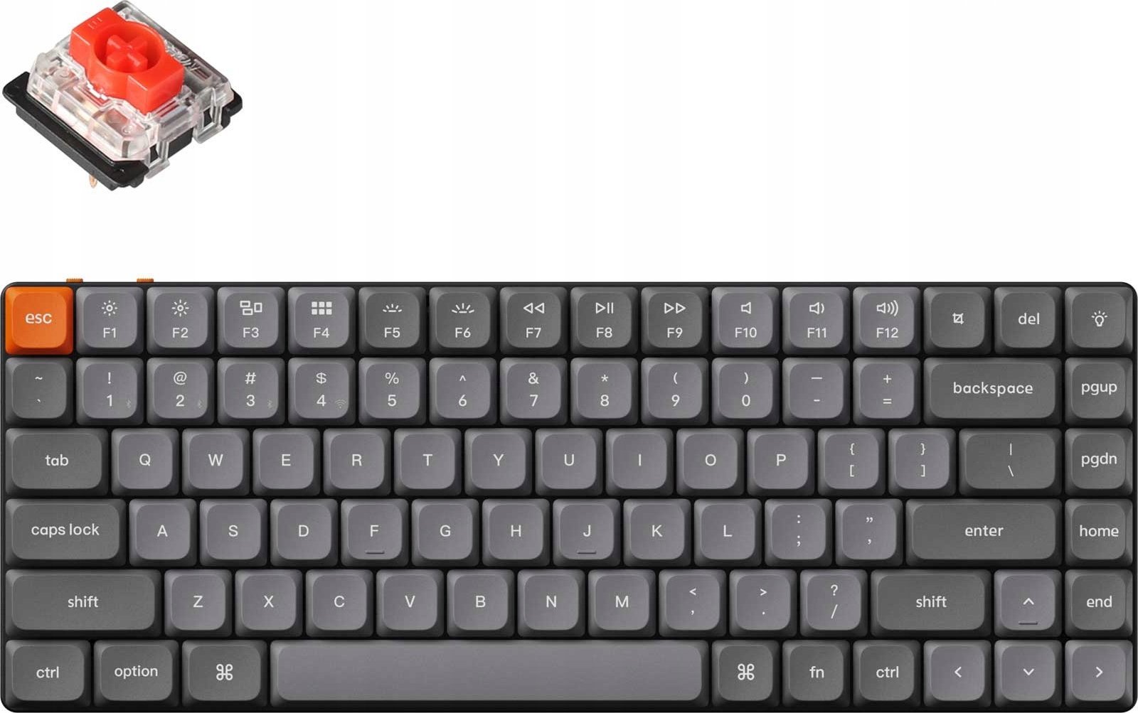 Tastierë mekanike Keychron K3 Max, 75%, wireless RGB, e zezë