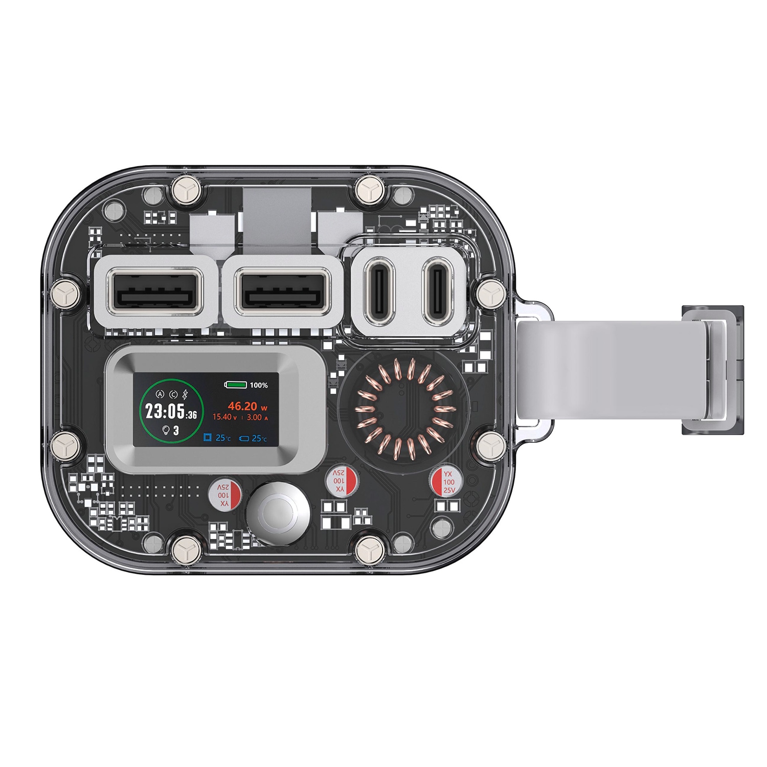 Power bank 4smarts Lucid Ultra, 40000mAh, 100W, gri