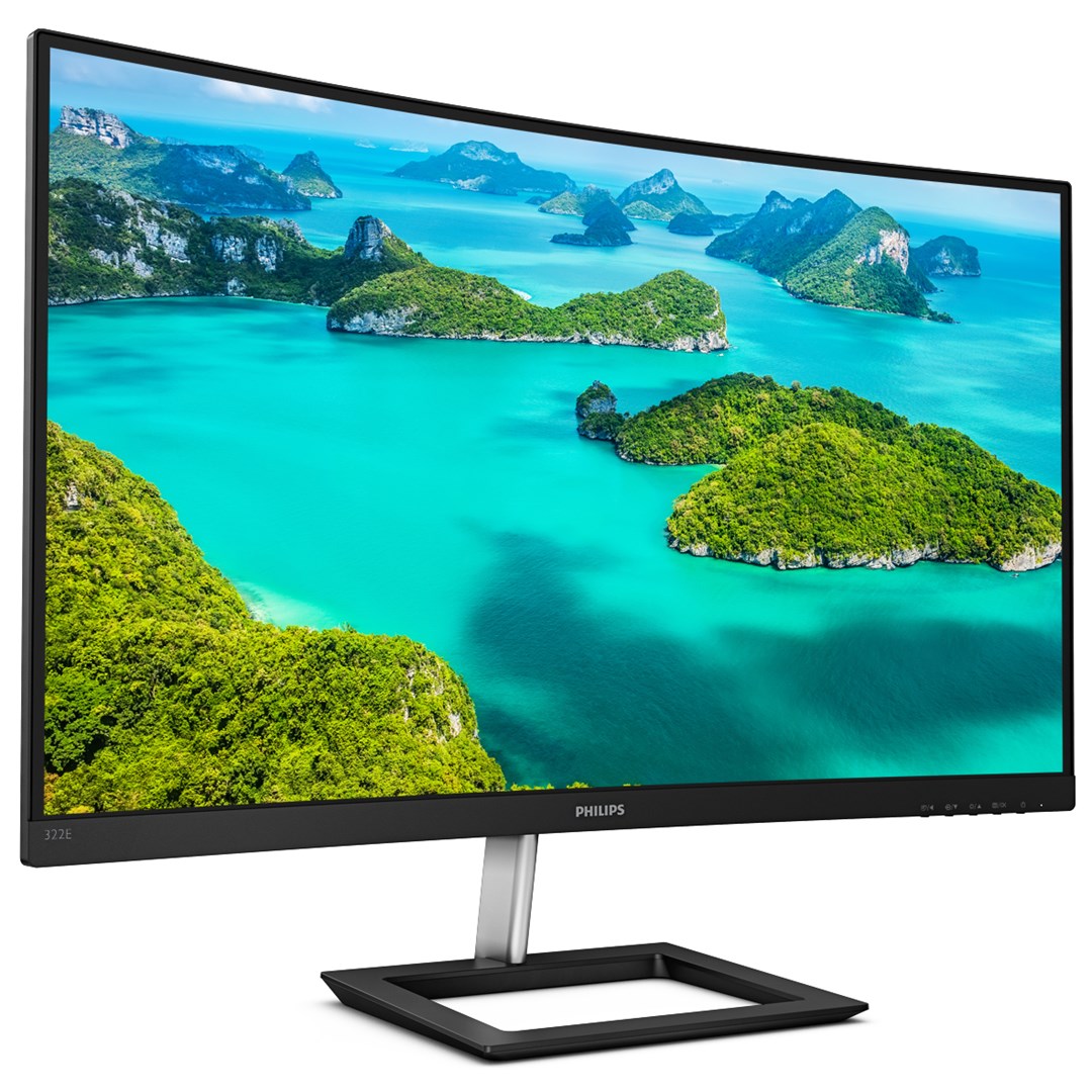 Monitor Philips E Line, 31.5", 1920 x 1080, Full HD, 75 Hz, i zi