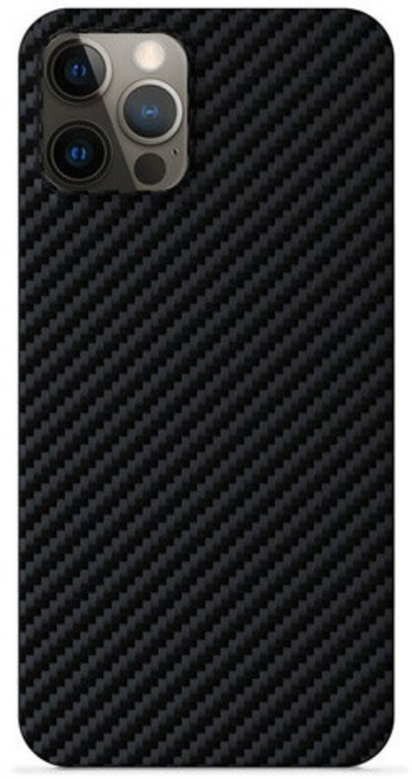 [OUTLET] Mbrojtëse EPICO CARBON për iPhone 12/12 Pro 6.1'', e zezë