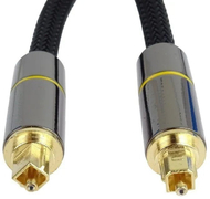 Kabllo optike audio PremiumCord Toslink, 3m, OD 7mm, e zezë