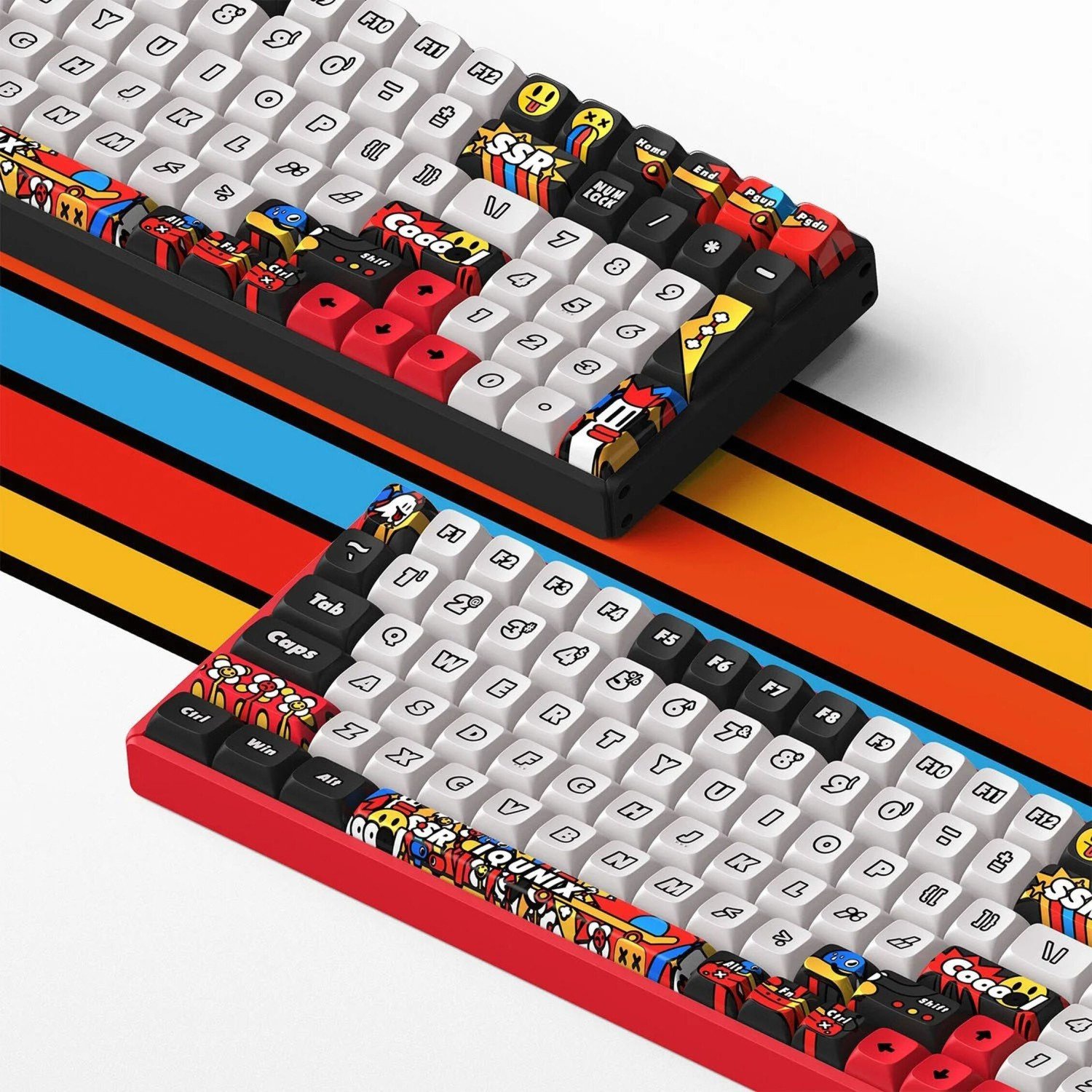 Tastierë mekanike IQUNIX F97 Graffiti Blaze, wireless, RGB, Moonstone Turbo