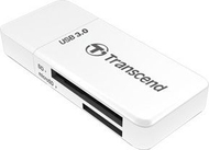 Lexues kartelash Transcend RDF5, USB 3.0, SD microSD, i bardhë