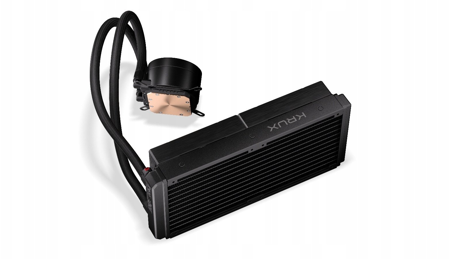 Ладење со вода за процесор Krux HydroX 240 ARGB, 240mm, два вентилатори 120mm PWM, со ARGB