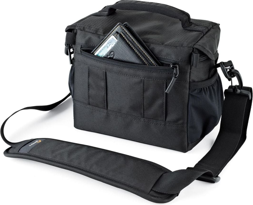 Çantë fotografike Lowepro Nova 160 AW II, për DSLR, rezistente ndaj shiut, e zezë
