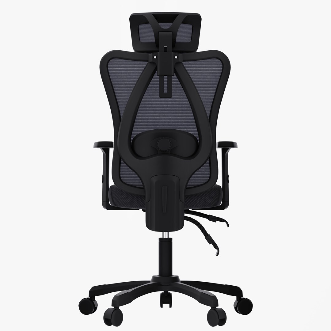 Karrige zyre Activejet T5, ergonomike, me mbështetëse rrjete, e zezë