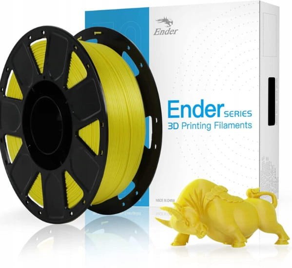 Filament 3D PLA Creality Ender, 1.75mm, 1kg, i verdhë