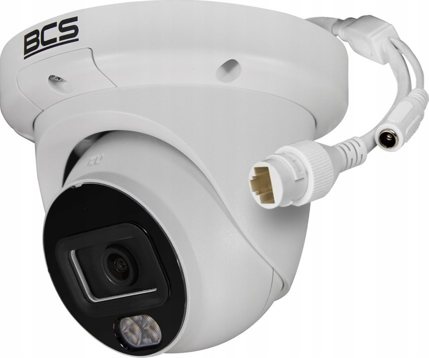 Kamera IP купола BCS Line BCS-L-EIP26FCR3L3-Ai1, 6MP, леќа 2.8mm, бела