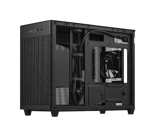 Kuti kompjuteri Asus Prime AP201, micro ATX, mesh, e zezë