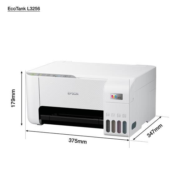 Printer multifunksional Epson L3256, Inkjet A4, Wi-Fi, i bardhë