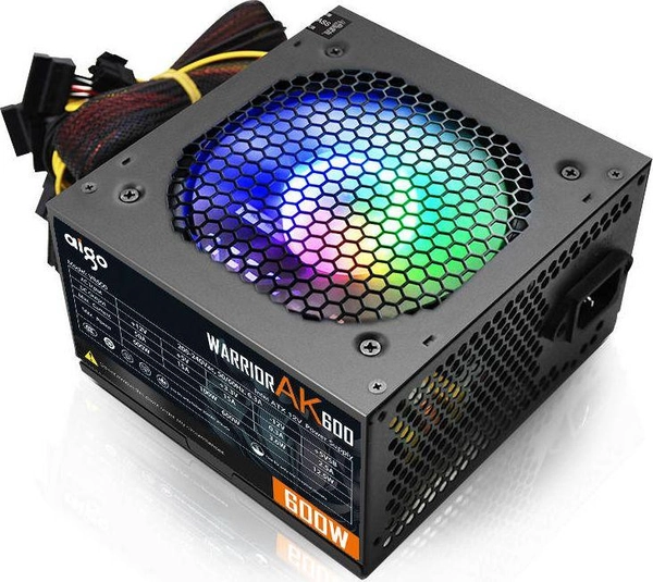 Burim energjie Darkflash RGB (AK600), 600W, i zi