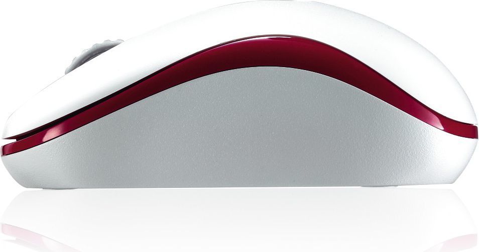 Maus Rapoo M10PLUS, wireless, USB, i bardhë dhe i kuq