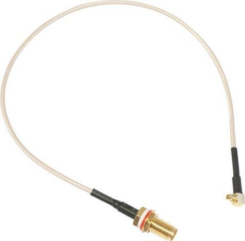 Kabllo antene MikroTik ACMMCXRPSMA, koaksial 26 cm, MMCX në RPSMA, shumëngjyrëshe