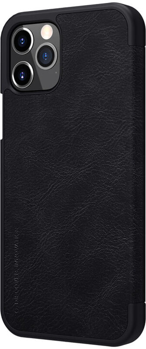 [OUTLET] Mbrojtëse Nillkin Qin Book për iPhone 12/12 Pro (6.1"), e zezë