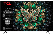 Televizor TCL 55C61K, 55", 4K QD Mini LED, metalik