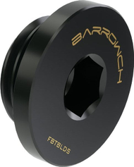 Pjesë ftohjeje Barrow G1/4 Stop Fitting, tapë mbyllëse, e zezë