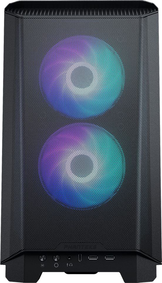 Kuti kompjuterike Phanteks Eclipse P200A D RGB, mini ITX, xham i temperuar, e zezë