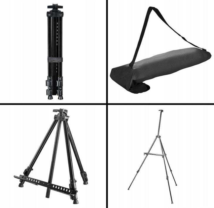 Kavalet Walimex Pro Easel XL, 60-180cm, alumin, deri 140cm, gri