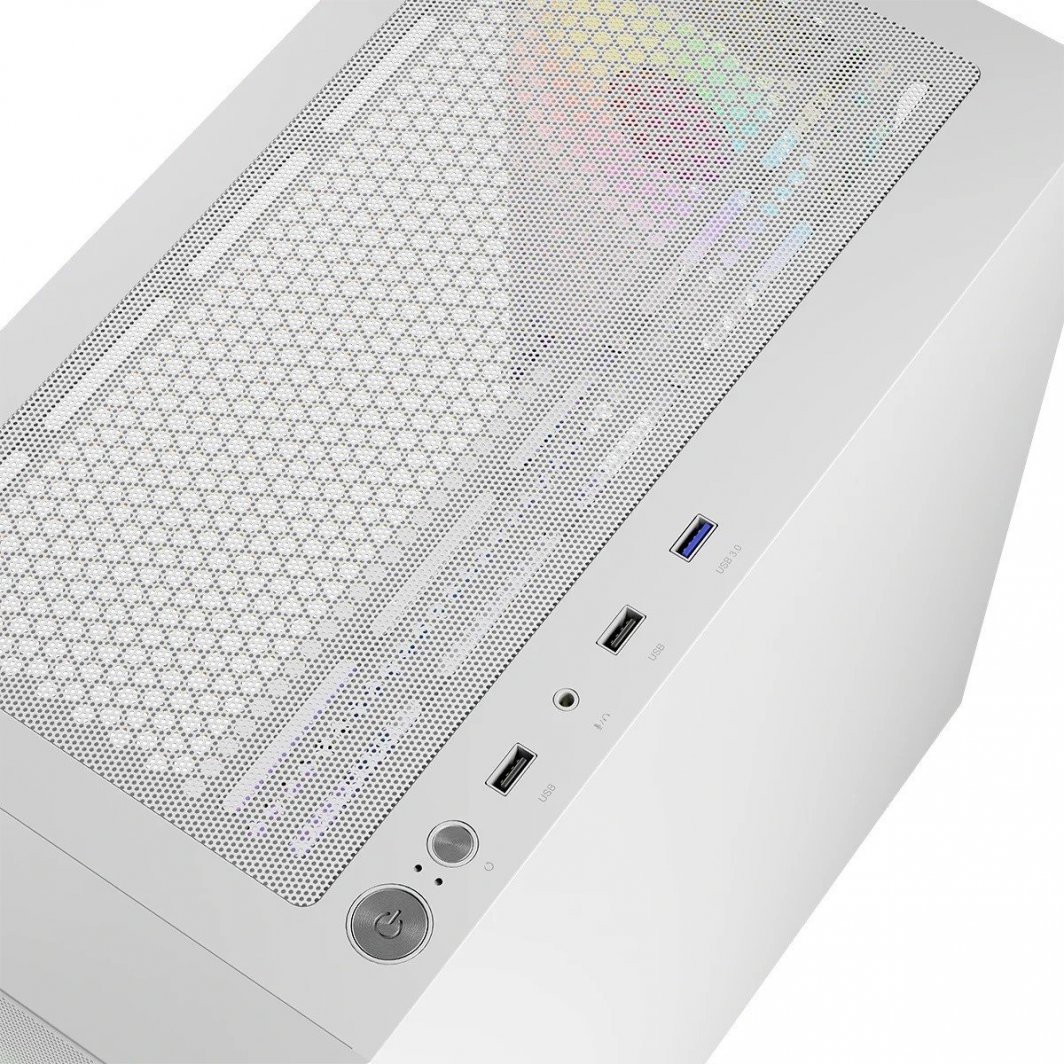 Kasë Logic Concept Portos Mini ARGB, e bardhë, Mini Tower