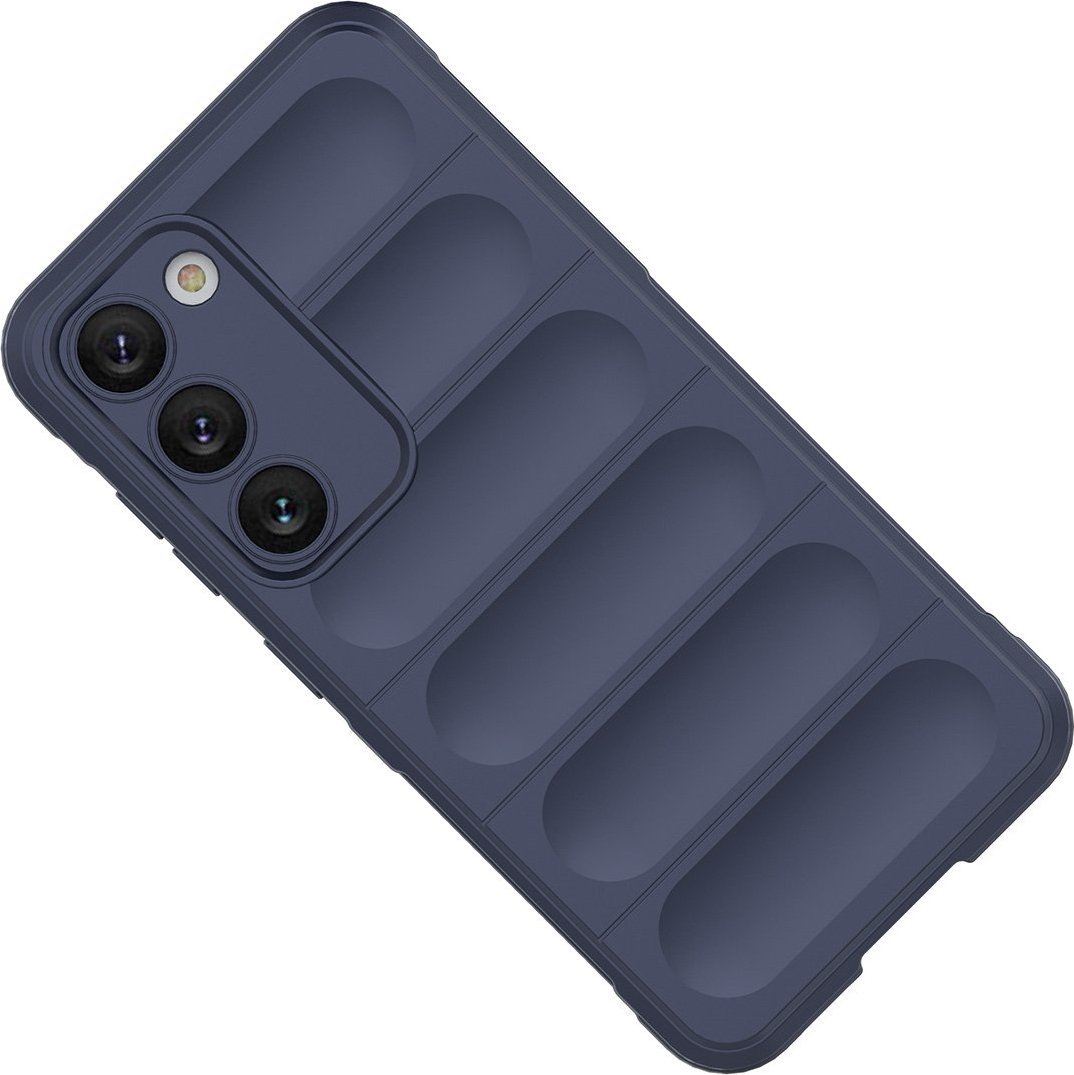 Mbështjellës telefoni Hurtel Magic Shield Case për Samsung Galaxy S23 Plus, fleksibël, i blinduar, blu