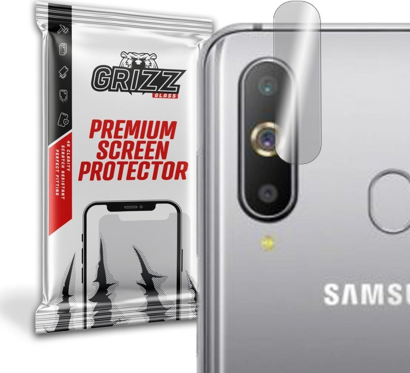 Mbrojtës kamere GrizzGlass Samsung Galaxy A9 Pro 2019, xham hibrid, transparent