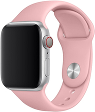Rrip silikoni Eternico Essential për Apple Watch 42 44 45mm, madhësia S M, rozë Cafe