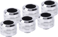 Set konektorësh Alphacool Eiszapfen PRO, G1/4, 16mm HardTube, krom