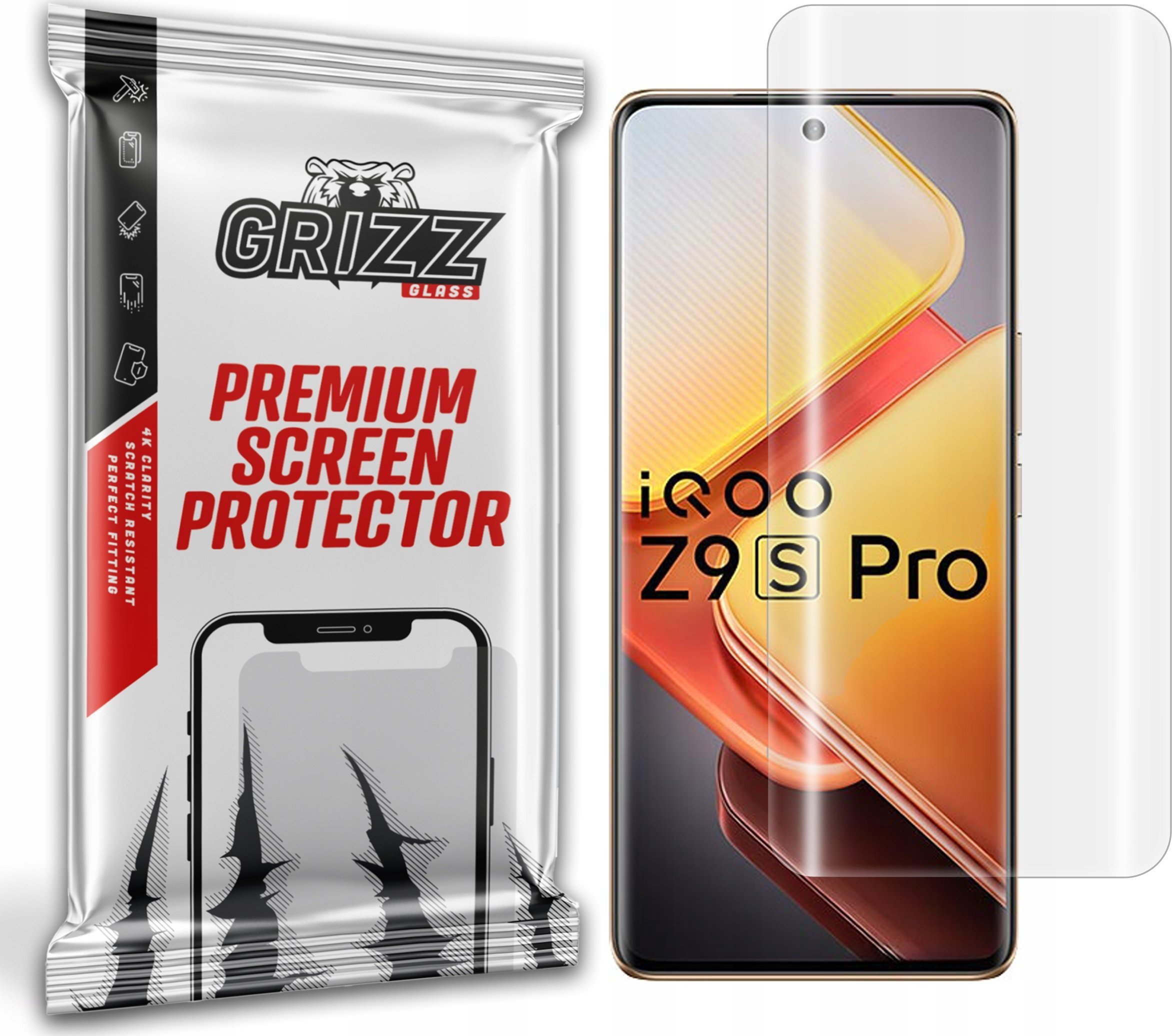 Folie mbrojtëse Hydrogel për ekran Vivo IQOO Z9s Pro, transparente