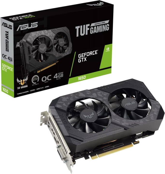 Kartelë grafike Asus TUF Gaming GeForce GTX 1650 OC V2 4GB GDDR6