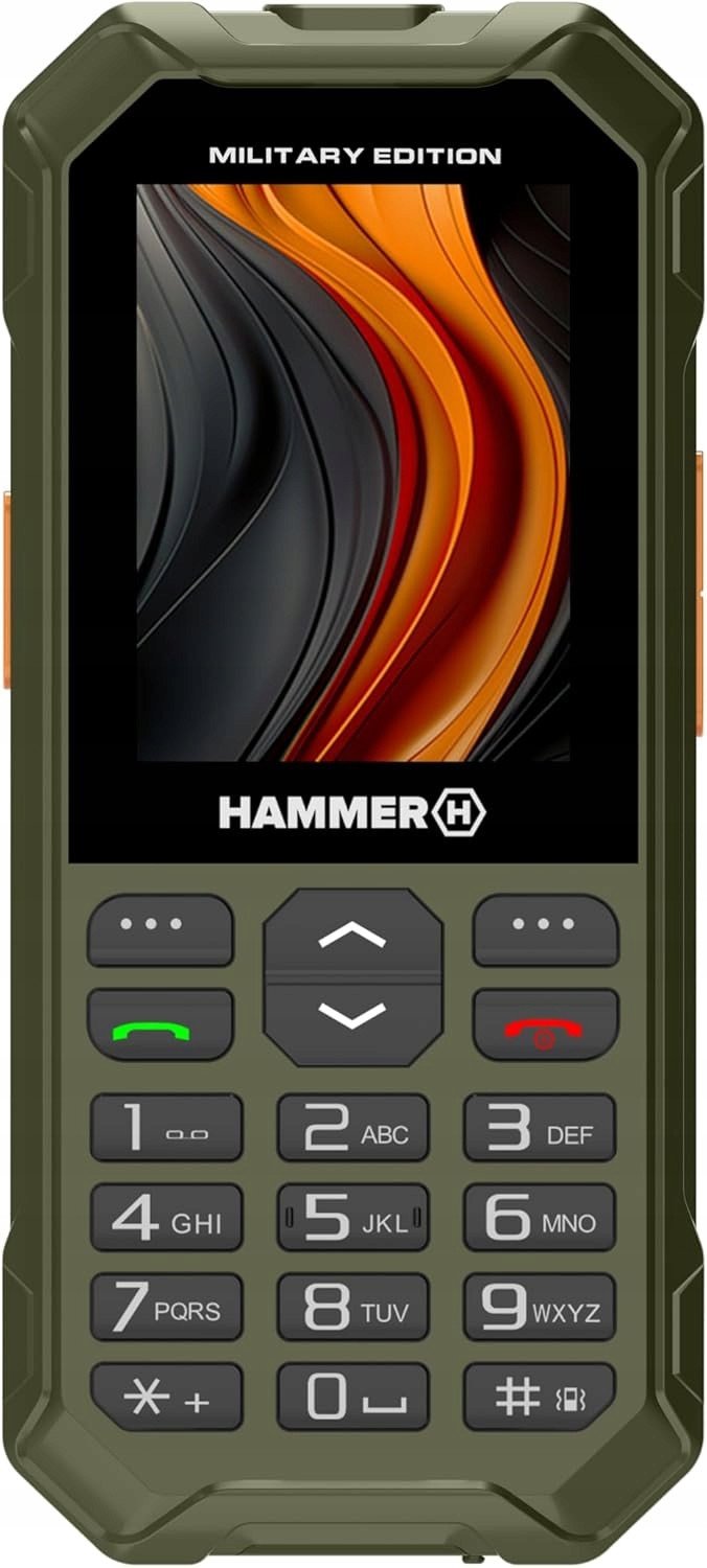 Телефон Hammer 6 LTE Military Edition, издржлив, зелен