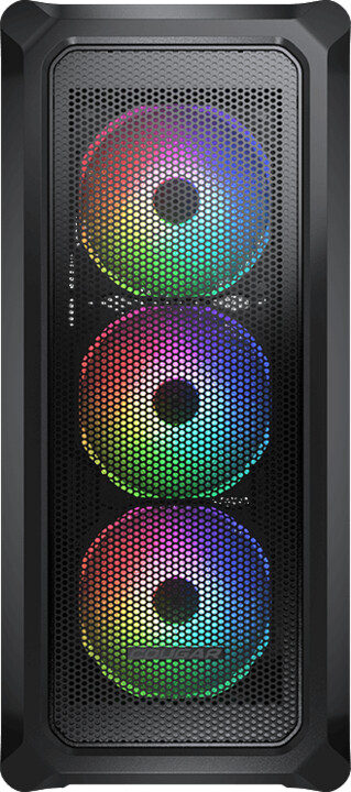 Kasë Cougar Archon 2 RGB Mesh, TG, e zezë