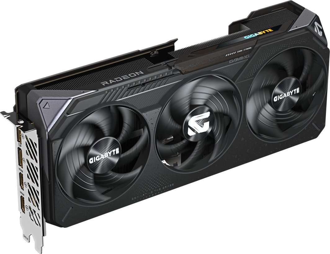 Kartë grafike Gigabyte Radeon RX 9070 XT Gaming OC, 16GB GDDR6, PCIe 4.0