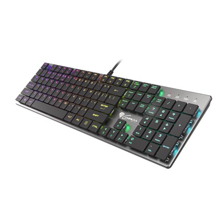 Tastierë lojërash Genesis Thor 420, Slim Content Blue, RGB, e zezë
